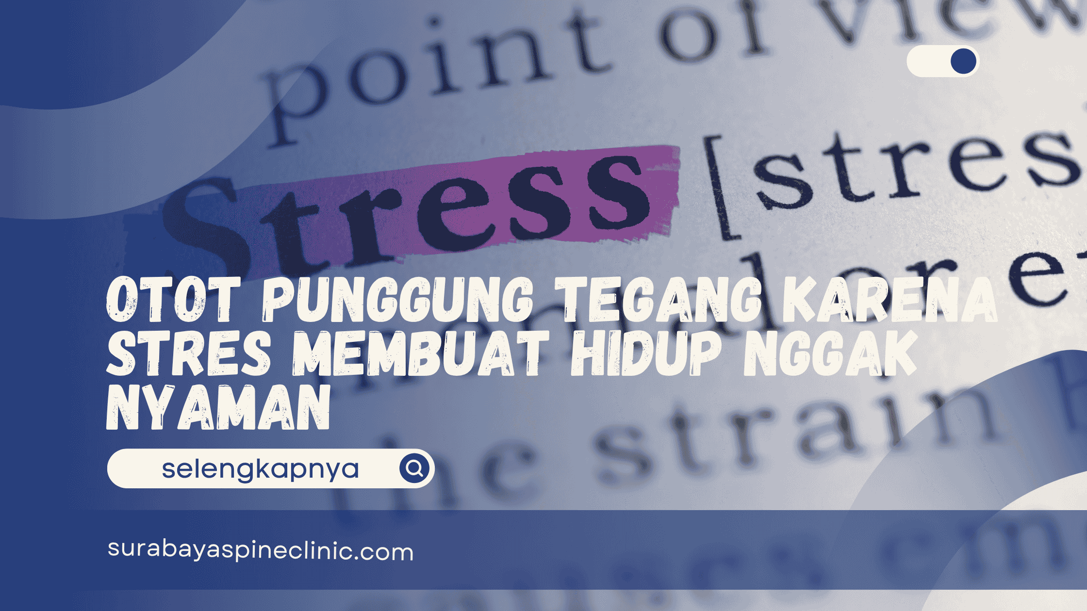  Otot Punggung Tegang Karena Stres Membuat Hidup Nggak Nyaman